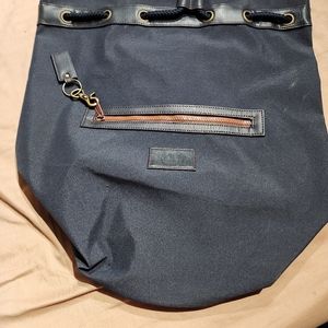 Yves Saint Laurent Opium for men canvas drawstring bucket bag